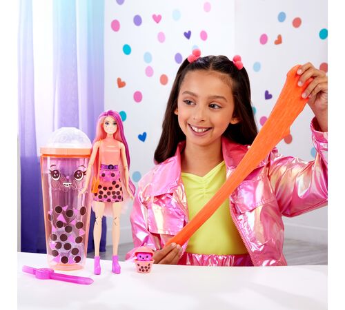 Mattel Barbie: Pop Reveal - Bubble Tea Series Mango Mochi Doll (HTJ22)