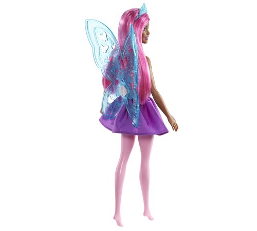 Mattel Barbie Fairy Ballet Dancer - Purple Hair Dark Skin Doll (GXD60)