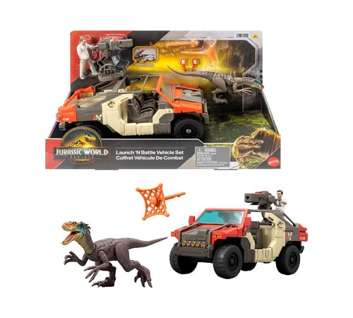 Mattel Jurassic World: Movie Line Rebirth - Launch 'N Battle Vehicle Set (JGB59) Mattel Jurassic World: Movie Line Rebirth - Launch 'N Battle Vehicle Set (JGB59)