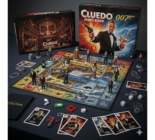 Winning Moves Cluedo: 007 James Bond Board Game (English Language) (WM01312-EN1) Winning Moves Cluedo: 007 James Bond Board Game (English Language) (WM01312-EN1)