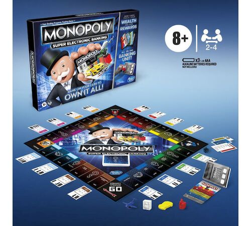 Hasbro Monopoly - Ηλεκτρονική Εξαργύρωση Bonus (Greek Language) (E8978)