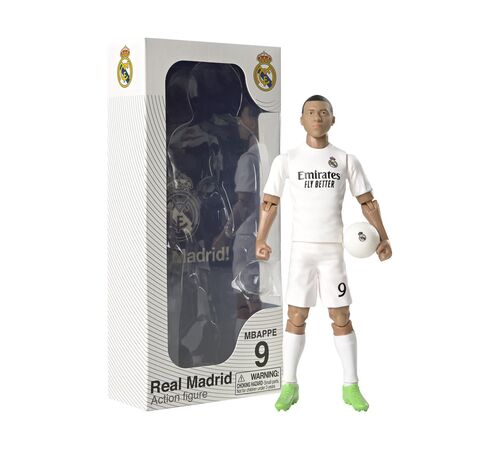 Banbo Toys: Real Madrid Soccer - Kylian Mbappe Action Figure (20cm) (83620) Banbo Toys: Real Madrid Soccer - Kylian Mbappe Action Figure (20cm) (83620)