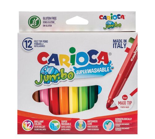 ΜΑΡΚΑΔΟΡΟΣ CARIOCA SUPERWAS 12ΤΕΜ JUMBO 40569