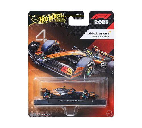 Mattel Hot Wheels Premium: F1 2025 - McLaren Formula 1 Team Vehicle (JKD88)