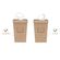 Designnest TrashBin |Throwaway| 1.5L Χαριτωμένος κάδος απορριμμάτων γραφείου από χαρτόνι (σετ 5 τεμαχίων)