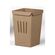 Designnest TrashBin |Throwaway| 1.5L Χαριτωμένος κάδος απορριμμάτων γραφείου από χαρτόνι (σετ 5 τεμαχίων)