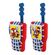 eKids Spiderman Walkie Talkies για παιδιά & ενήλικες με ενσωματωμένο μεγάφωνο και εμβέλεια 150 μέτρων (SA-207) (Μπλε/Κόκκινο)