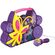 eKids Encanto Boombox Karaoke & Ενσύρματο Μικρόφωνο για παιδιά με ενσωματωμένη μουσική, φωτισμό, Sound Effects (EN-115) (Κίτρινο/Μωβ/Ροζ)
