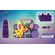 eKids Encanto Boombox Karaoke & Ενσύρματο Μικρόφωνο για παιδιά με ενσωματωμένη μουσική, φωτισμό, Sound Effects (EN-115) (Κίτρινο/Μωβ/Ροζ)