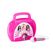 eKids Barbie Boombox Karaoke & Ενσύρματο Μικρόφωνο για παιδιά με ενσωματωμένη μουσική, φωτισμό, Sound Effects (BE-115) (Μωβ/Λευκό)