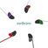 Allocacoc earBeans |Bass| Ελαφριά ακουστικά σε σχήμα φασολιού (μωβ)
