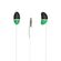 DesignNest earBeans |nano| Ελαφριά ακουστικά σε σχήμα φασολιού (Kelly Green)