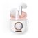 XO G6 TWS Earbuds Bluetooth Handsfree Ακουστικά με Θήκη Φόρτισης Λευκά (Pet Series)