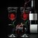 Rose Wine Glass Set – Σετ Ποτηριών Κρασιού με Τριαντάφυλλο
