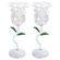 Rose Wine Glass Set – Σετ Ποτηριών Κρασιού με Τριαντάφυλλο