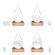 Storm Glass Drop Large – Μεγάλο Διακοσμητικό Βαρόμετρο σε Σχήμα Σταγόνας με Ξύλινη Βάση (22 cm)