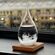 Storm Glass Drop Small – Μικρό Διακοσμητικό Βαρόμετρο σε Σχήμα Σταγόνας με Ξύλινη Βάση (13.5 cm)