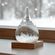 Storm Glass Drop Large – Μεγάλο Διακοσμητικό Βαρόμετρο σε Σχήμα Σταγόνας με Ξύλινη Βάση (22 cm)