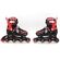 ΑΘΛΟΠΑΙΔΙΑ Αυξομειούμενα Inline/Roller Skates/Παγοπέδιλα, 3 σε 1, για Αγόρια Χρώμα (Κόκκινο), Μέγεθος (38-41)