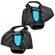 Waveo Swim Fins Βατραχοπέδιλα Ρυθμιζόμενα - Black/Blue Χρώμα (Μαύρο-Μπλε), Μέγεθος (32-39)