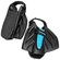 Waveo Swim Fins Βατραχοπέδιλα Ρυθμιζόμενα - Black/Blue Χρώμα (Μαύρο-Μπλε), Μέγεθος (32-39)