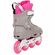 POWERSLIDE Next SL Pink 80 Urban Πατίνια - Γκρι/Ροζ Χρώμα (Γκρι-Ροζ), Μέγεθος (40-41)