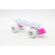 ΑΘΛΟΠΑΙΔΙΑ Αυξομειούμενα Inline/Roller Skates/Παγοπέδιλα, 3 σε 1, για Κορίτσια Χρώμα (Φούξια), Μέγεθος (38-41)