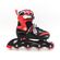 ΑΘΛΟΠΑΙΔΙΑ Αυξομειούμενα Inline/Roller Skates/Παγοπέδιλα, 3 σε 1, για Αγόρια Χρώμα (Κόκκινο), Μέγεθος (30-33)