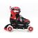 ΑΘΛΟΠΑΙΔΙΑ Αυξομειούμενα Inline/Roller Skates/Παγοπέδιλα, 3 σε 1, για Αγόρια Χρώμα (Κόκκινο), Μέγεθος (30-33)