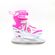 ΑΘΛΟΠΑΙΔΙΑ Αυξομειούμενα Inline/Roller Skates/Παγοπέδιλα, 3 σε 1, για Κορίτσια Χρώμα (Φούξια), Μέγεθος (34-37)