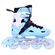 3K Αυξομειούμενα Πατίνια/Roller Skates/Παγοπέδιλα 3 σε 1 - Μέντα Χρώμα (Μέντα), Μέγεθος (35-38)