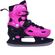 3K Αυξομειούμενα Πατίνια/Roller Skates/Παγοπέδιλα 3 σε 1 - Ροζ Χρώμα (Ροζ), Μέγεθος (35-38)