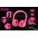 eKids Mattel Barbie Ασύρματα Ακουστικά με ασφαλή μέγιστη ένταση ήχου για παιδιά και εφήβους (MI-B52BE) (Ροζ)