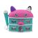eKids Gabby's Dollhouse Sing-Along Boombox Karaoke & Μικρόφωνο για παιδιά με ενσωματωμένη μουσική, φωτισμό, Sound Effects (GA-115)  (Μωβ/Θαλασσί)