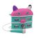 eKids Gabby's Dollhouse Sing-Along Boombox Karaoke & Μικρόφωνο για παιδιά με ενσωματωμένη μουσική, φωτισμό, Sound Effects (GA-115)  (Μωβ/Θαλασσί)