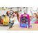 eKids Trolls 2 Bluetooth MP3 Boombox Karaoke & Ασύρματο Μικρόφωνο για παιδιά και εφήβους με ενσωματωμένη μουσική, φωτισμό, Sound Effects (TR-553) (Γαλάζιο/Μωβ)