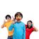 eKids Ryan's World Walkie Talkies για παιδιά & ενήλικες με ενσωματωμένο μεγάφωνο και εμβέλεια 150 μέτρων (RW-212) (Μπλε/Κόκκινο/Θαλασσί)