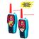 eKids Ryan's World Walkie Talkies για παιδιά & ενήλικες με ενσωματωμένο μεγάφωνο και εμβέλεια 150 μέτρων (RW-212) (Μπλε/Κόκκινο/Θαλασσί)
