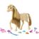 Mattel Barbie Mysteries: The Great Horse Chase - White Pony with Blonde Ponytail  (HXJ36)