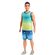 Mattel Barbie: Ken - Ombre Tank &amp; Jean Shorts with Black Hair Doll Fashionistas (HYV00)