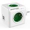Allocacoc® PowerCube |Original USB| Πολύπριζο 4 θέσεων & 2 USB – Πράσινο – 1202GN/DEOUPC