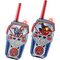 eKids Avengers Walkie Talkies για παιδιά & ενήλικες με ενσωματωμένο μεγάφωνο και εμβέλεια 150 μέτρων (AV-212) (Γκρι/Κόκκινο/Μπλε)