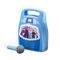 eKids Frozen 2 Bluetooth MP3 Boombox Karaoke & Ασύρματο Μικρόφωνο για παιδιά και εφήβους με ενσωματωμένη μουσική, φωτισμό, Sound Effects (FR-553) (Γαλάζιο/Λευκό)