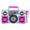 eKids LOL! Surprise Remix Boombox Karaoke & Μικρόφωνο για παιδιά με ενσωματωμένη μουσική, φωτισμό, Sound Effects (LL-115)  (Μωβ/Ασημί)