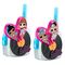 eKids LOL! Surprise Remix Σετ 2 Walkie Talkies για παιδιά & ενήλικες με ενσωματωμένο μεγάφωνο και εμβέλεια 150 μέτρων (LL-207) (Ροζ/Μαύρο/Γαλάζιο)