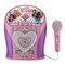 eKids Disney Princess MP3 Boombox Karaoke & ενσωματωμένο Μικρόφωνο για παιδιά και εφήβους με μουσική, φωτισμό, Sound Effects (Di-554DP) (Μωβ/Ροζ)