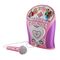 eKids Disney Princess MP3 Boombox Karaoke & ενσωματωμένο Μικρόφωνο για παιδιά και εφήβους με μουσική, φωτισμό, Sound Effects (Di-554DP) (Μωβ/Ροζ)