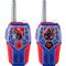 eKids Spiderman Walkie Talkies για παιδιά & ενήλικες με ενσωματωμένο μεγάφωνο και εμβέλεια 150 μέτρων (SM-212v2) (Μπλε/Γκρι/Κόκκινο)