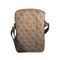Guess 4G Big metal logo Tablet Bag - Τσαντάκι από δερματίνη κατάλληλο για tablet 10" (Brown - GUTB10G4GFBR)