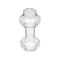 The Source Dumbbell Beer Glass-Ποτήρι μπύρας σε σχήμα βαράκι γυμναστικής